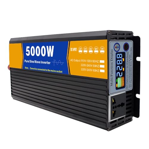 Onduleur chargeur 12V 220V élimine les coupures avec sa puissance 5000W
