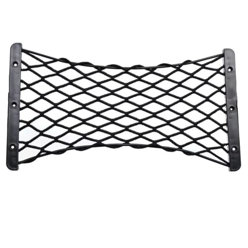Filet de rangement de coffre de voiture élastique noir universel