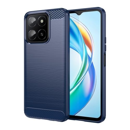 Image of Hybrid Carbon Fiber Back Case for Honor X5B / X5B Plus (Blue)