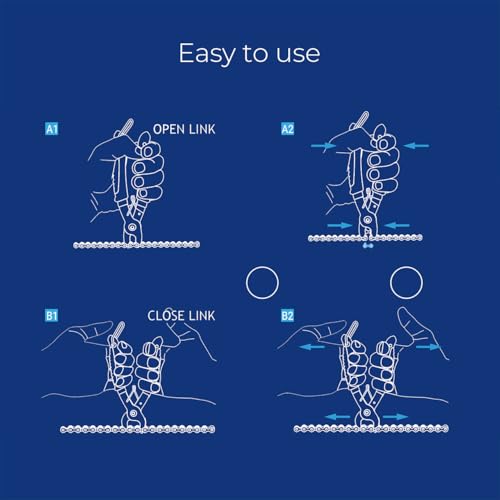 BBB Cycling LinkFix Kettengliedzange für Fahrräder, BTL-77, black/Blue