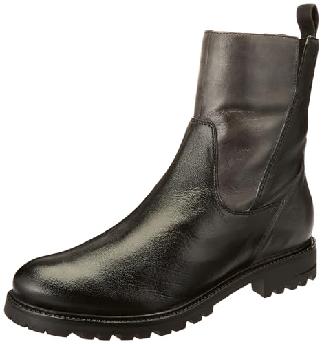 BAGATT Ronja Revo Bottes Femme en cuir noir élégantes pour l'hiver