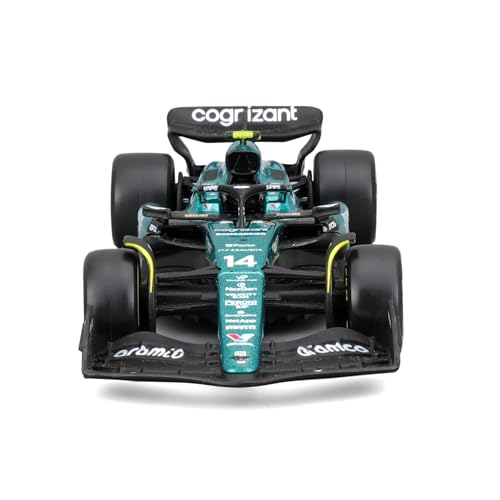 Bburago Formula 1 F1 Asto Martin AMR 23 Alonzo (2023) - 1:43 Scale - In credibly Detailed Die-Cast Replica Collectible Race Car, Blue - 4