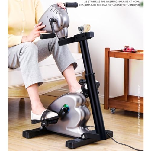 Pedalen voor Hometrainers Elektrische pedaaltrainer, draagbare hometrainer revalidatiefiets met weerstand en snelheid verstelbaar for senioren, ouderen, handarm been- en knierevalidatietraining Pedaal - Afbeelding 4