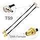 NewTH Antenne 4G SMA Buchse auf TS9 Männlich Winkelkabel Antenne Verlängerung Antenne Adapter Router Extensionr Kabel RG174 für 4G Wifi Router Mobile 2G 3G 4G LTE Antenne UMTS, 12CM, 2PCS