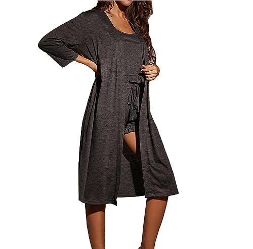 Vêtements de nuit sexy cami shorts et homewear 3 pièces pour nuits d'été douces