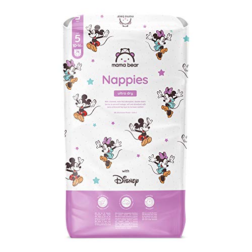 Mama Bear - Disney - 76 pañales ultrasecos, talla 5 (10-16 kg)