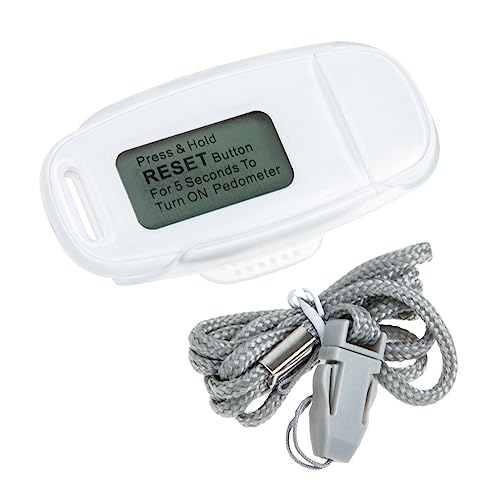 OHPHCALL Clip on Pedometer Walking Step Counter Backlight Rechargeable Small Easy to Carry