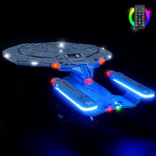 BrickBling LED Light Only Compatible with Lego U.S.S. Enterprise NCC-1701-D
