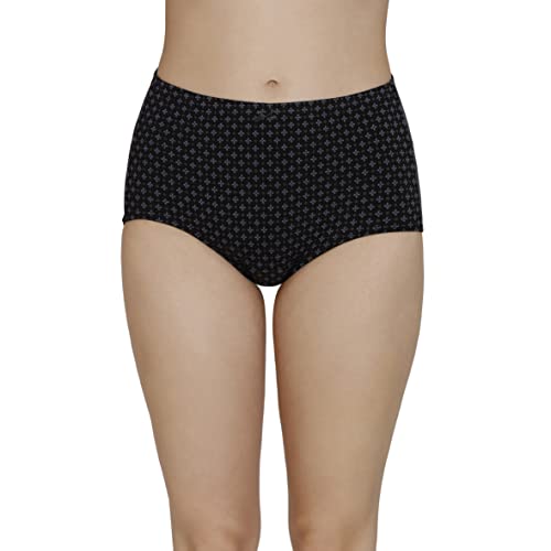 Image of Amante Inner Elastic Cotton Full Brief Panty Pack- Pack of 3