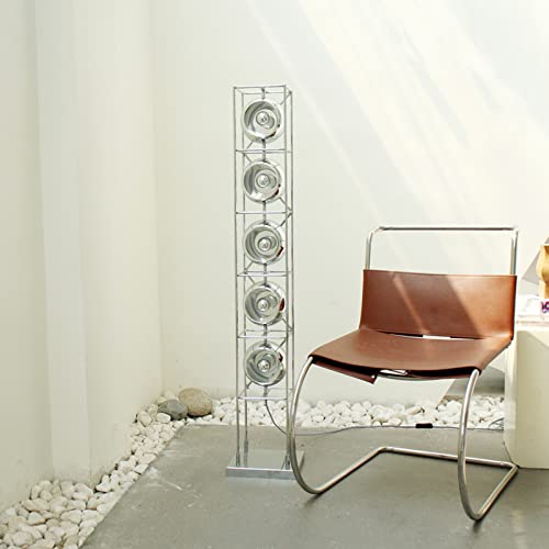 Hiuyifay Industrial Floor Lamp Metal Art Modeling Floor Lamp Modern Vertical Lamp Suitable For Living Room, Bedroom, Exhibition Hall Design Studio Atmosphere Decorative Lamp (Including Bulbs) #TOP4