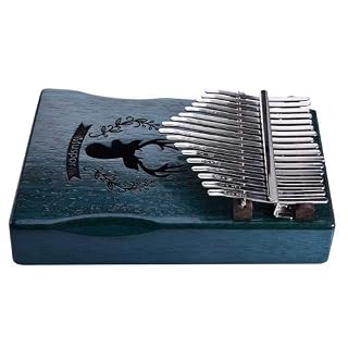 Navigatee Kalimba 17 Clés Pouce Piano, Portable pouce doigt, bois africain de haute qualité, Mbira avec accordeur… – Image 3