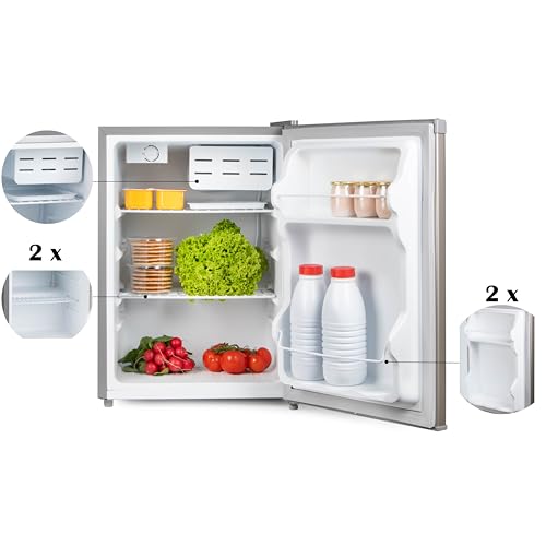 PR154FR Réfrigérateur Table Top - 66L - E - Autonome - Argent – Image 5