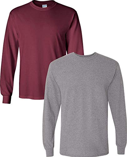 Image of Gildan Men's Ultra Cotton Long Sleeve T-shirt, Style G2400
