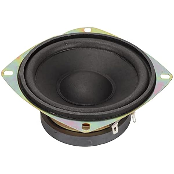 Samochodowy Głośnik Koncentryczny Stereo Trwały Głośnik Dużej Mocy do Samochodowego Systemu Audio, Metal Iron 4in 200W 60 Hz-20 KHz 4OHMS