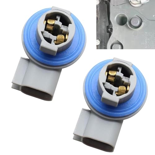 Titwaye 2 PCS License Plate Light Socket, Waterproof Side Reverse Light Socket, Plastic Wiring Harness Plug Connector, OE #68046629AA, Compatible with 2003-2018 Dodge Ram 1500 2500 3500 (Grey)