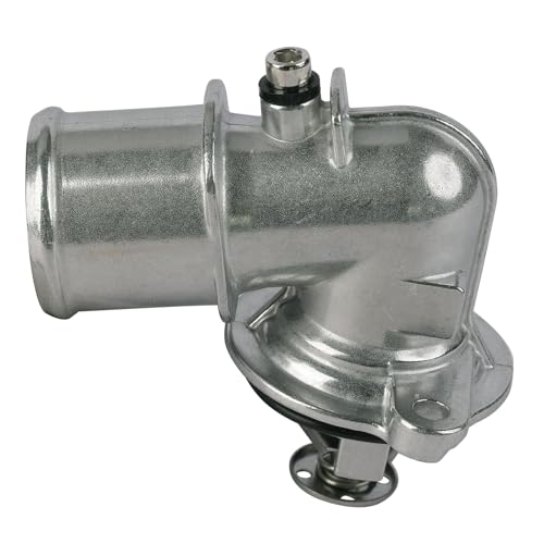 MITZONE Upgrade Aluminum Thermostat Housing Assembly Compatible with Jeep Grand Cherokee 2014-2021 Wrangler 2020-2022 Gladiator 2021 2022 Ram 1500 2014-2022 3.0L Diese Replace 902-3040 68253514AA