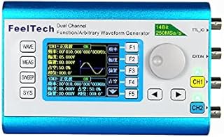 Anncus FY2300H Whole Process 60M Dual Channel DDS Function Arbitrary Waveform Generator Signal Source Frequency Meter English Version - (Color: FY2300H 50M)