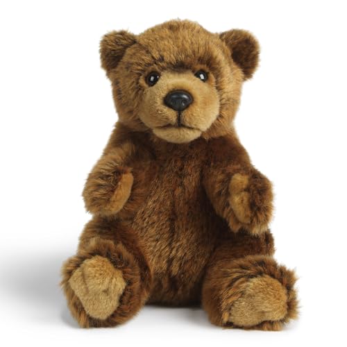 Ours brun en peluche Living Nature 18 cm pour rassurer le sommeil des enfants