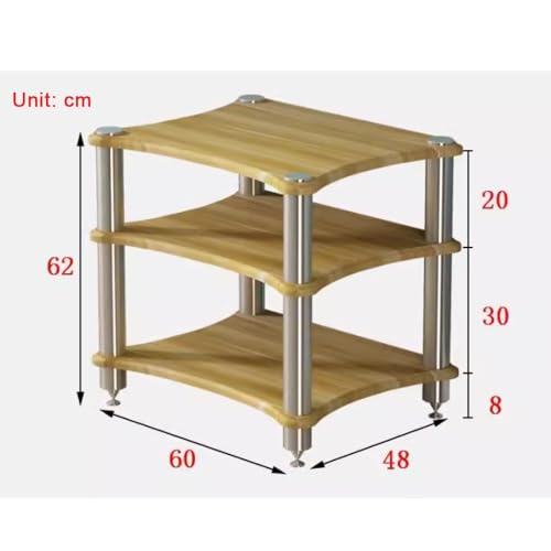 Meuble pour amplificateur et composants stéréo avec support audio HiFi - 8