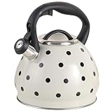 Polka Dot Tea Kettle Stovetop - 3.2 Quart Stainless Steel Whistling Kettle...