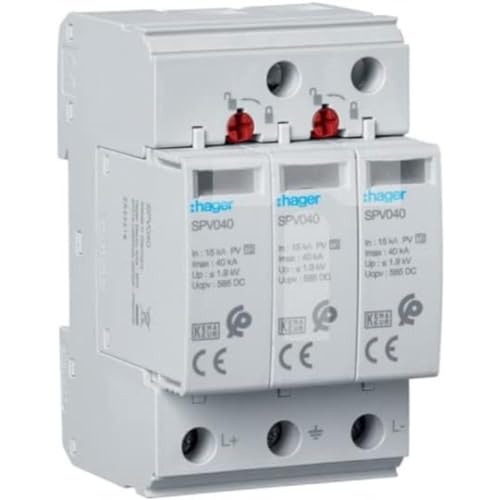 Überspannungsableiter C Typ 2 PV 3P In 15kA Imax 40kA 3,7kV 1000V DC SPV340