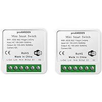 proAMEDEN Interruptor inteligente Wi-Fi 16A Mini Smart Switch