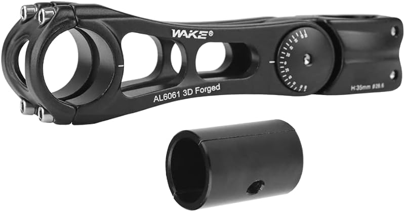 CYSKY Kerékpár Váll 31.8/25.4mm Állítható ±90° MTB Stem Riser