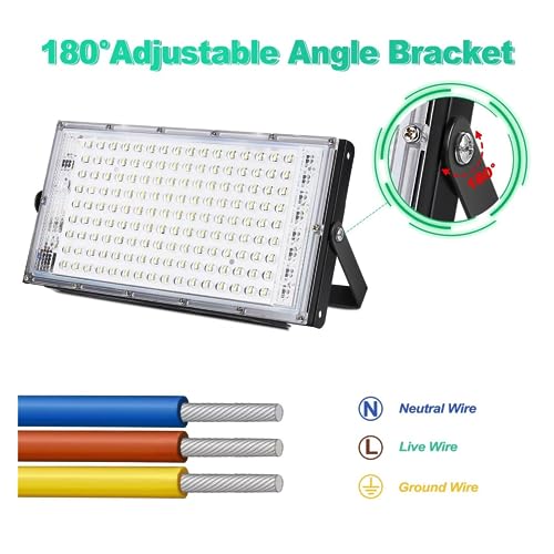 Projecteur LED extérieur 150W éclairage contre zones d'ombre - 6