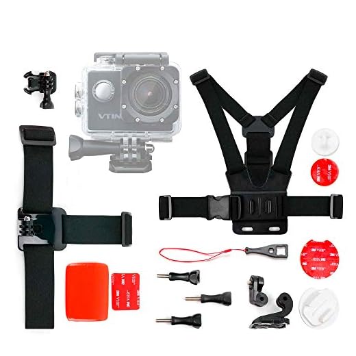 DURAGADGET Kit de Accesorios para Cámara Deportiva VicTsing EyproV, Victure AC800