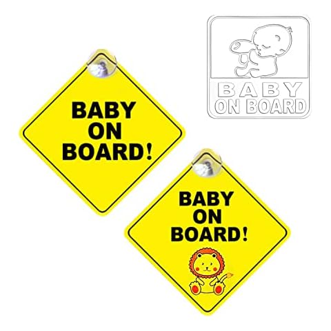 3 Pegatinas de Coche Reflectantes YSDYY para Niños Cover