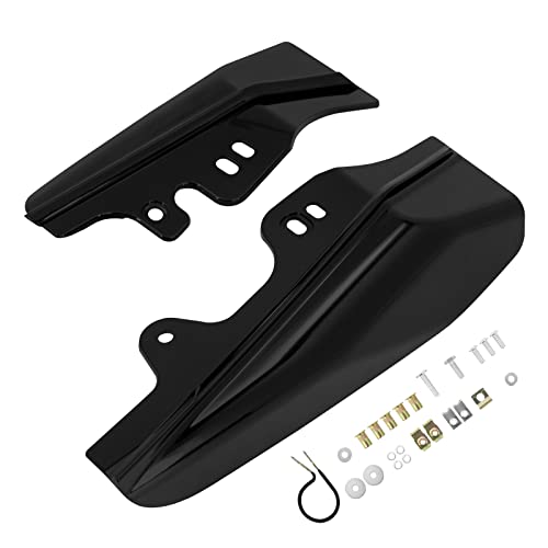 Déflecteur de chaleur moto Harley Street Glide noir brillant 2001-2008