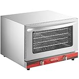 Avantco CO-16 Half Size Countertop Convection Oven, 1.5 Cu. Ft. - 120V, 1600W