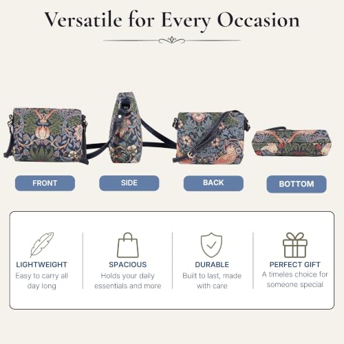 Image of Signare Tapestry Crossbody Bag Sling Shoulder Purse for Women