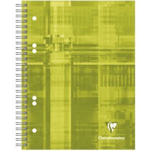 Clairefontaine 5 x Konferenzblock Bind'O Block A5 kariert 90 Blatt 90g/qm farbig sortiert
