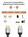 Snowkids 8K HDMI Cable 4m, HDMI 2.1 Cable, 8K@60Hz hdmi, 4K@120Hz, eARC HDR10 4:4:4| 21:9, HDCP 2.2/2.3, 3D, VRR, Ethernet, Compatible with Latest game console/TV/HDTV/Blu-ray