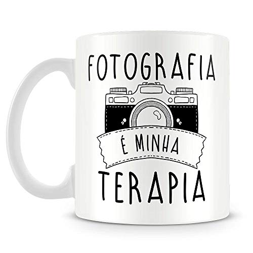 Caneca personalizada: fotografia é minha terapia