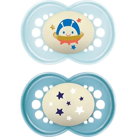 MAM Night Soothers with Travel Case Cover