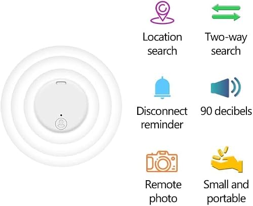 Portable Gps Tracking Bluetooth Mobile Key With Ring Smart Anti-Loss Device Waterproof Pet Locator For Cats Dogs Wallet Mini Item Finder,No Monthly Fee App Locator (Orange) #TOP5