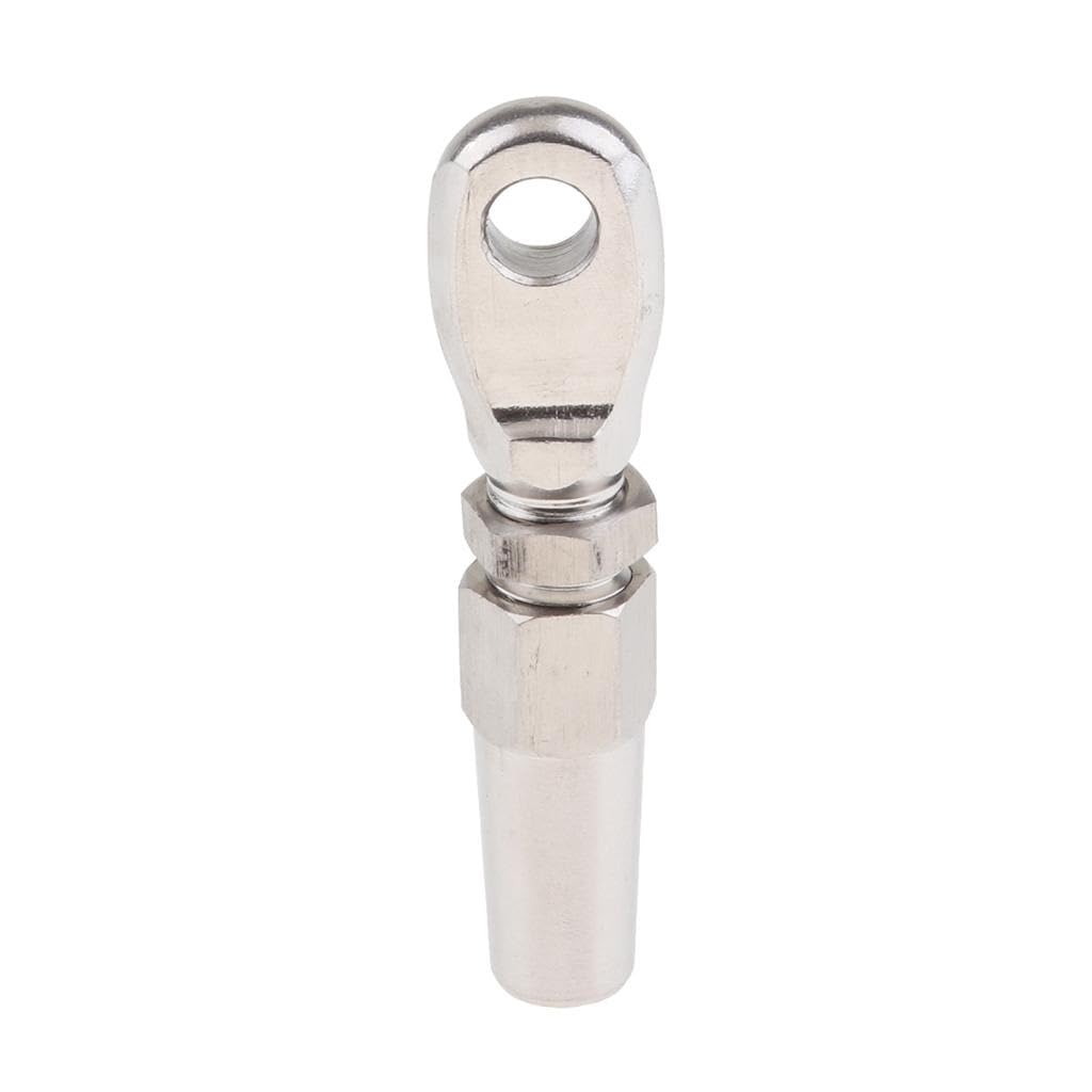 ZDCBMDB [Motorcycle Parts] 4MM Stainless Steel Wire Ropes Swageless End Compression [Easy to Replace]