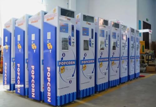 Popcorn Coin Operated Food Snack Vending Machine