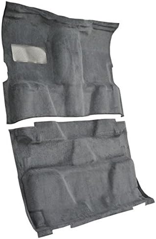 ACC Automotive Carpet Compatible with 1981 to 1991 Chevrolet Crew Cab Pickup Truck, 4 Wheel Drive (801-Black Plush Cut Pile)