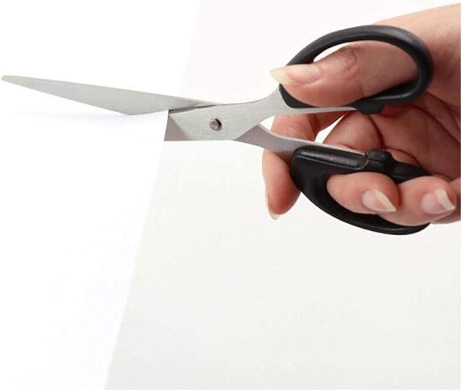 Craft Scissors Multi-Purpose Stainless Steel Scissors, Household, Office, Home, Study, Paper Cutting, Fabric Cutting, Flower Trimming, Soft Cord Cutting Scissors (Size : Medium)