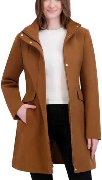 Laundry by Shelli Segal Women's Belted Faux Wool Jacket - Image 2
