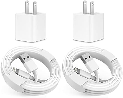 iPhone Charger [Apple MFi Certified] Cube iPhone Charger 3.3FT Lightning Cable Quick Fast Charging Cord USB Wall Charger Block Travel Adapter for iPhone 14 Plus/13/12/11/10/XS/XR/8 Plus/8/7/SE AirPods