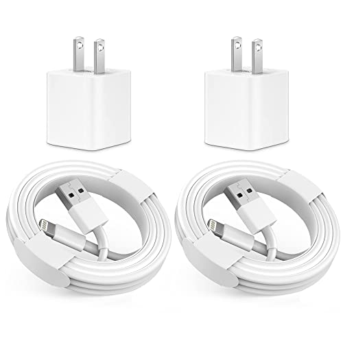 Iphone Charger [Apple Mfi Certified] Cube Iphone Charger 3.3Ft Lightning Cable Quick Fast Charging Cord Usb Wall Charger Block Travel Adapter For Iphone 14 Plus/13/12/11/10/Xs/Xr/8 Plus/8/7/Se Airpods #TOP2