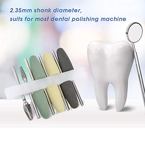Kit de Brocas de Polimento de Aço de Carboneto de Tungstênio Acrílico Com Base de Resina 8 Peças Kit