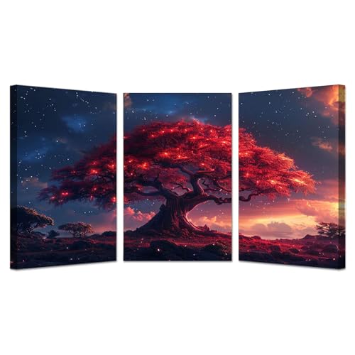 Arbre de vie minimaliste tableau pour habiller un grand mur vide