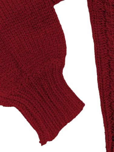 Image of SKAYS Womens Tie Front Bow Cardigan Sweaters Cropped Cable Knit Cardigans Trendy Fall Long Sleeve Outerwear