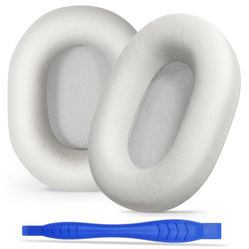 Coussinets Sony WH-1000XM5 en cuir d'agneau véritable argenté