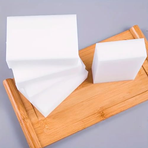 Set mit 10 Schwämmen zur Fleckenentfernung – Set mit 10 magischen Schwämmen zur Fleckenentfernung für Jede Art von Oberfläche, 10 x 6,40 x 2,50 cm, Weiß